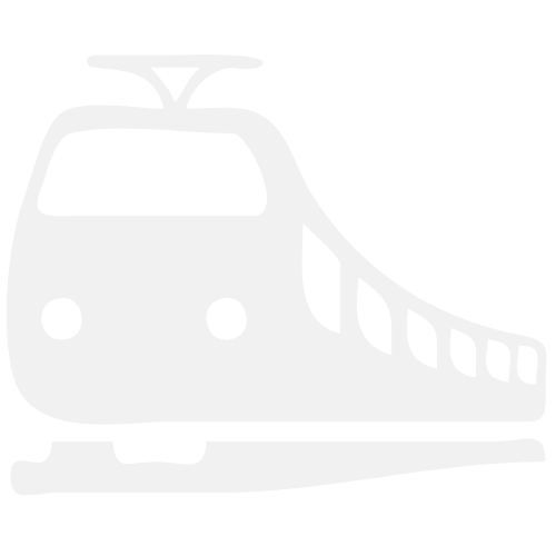 Trein icoon wit